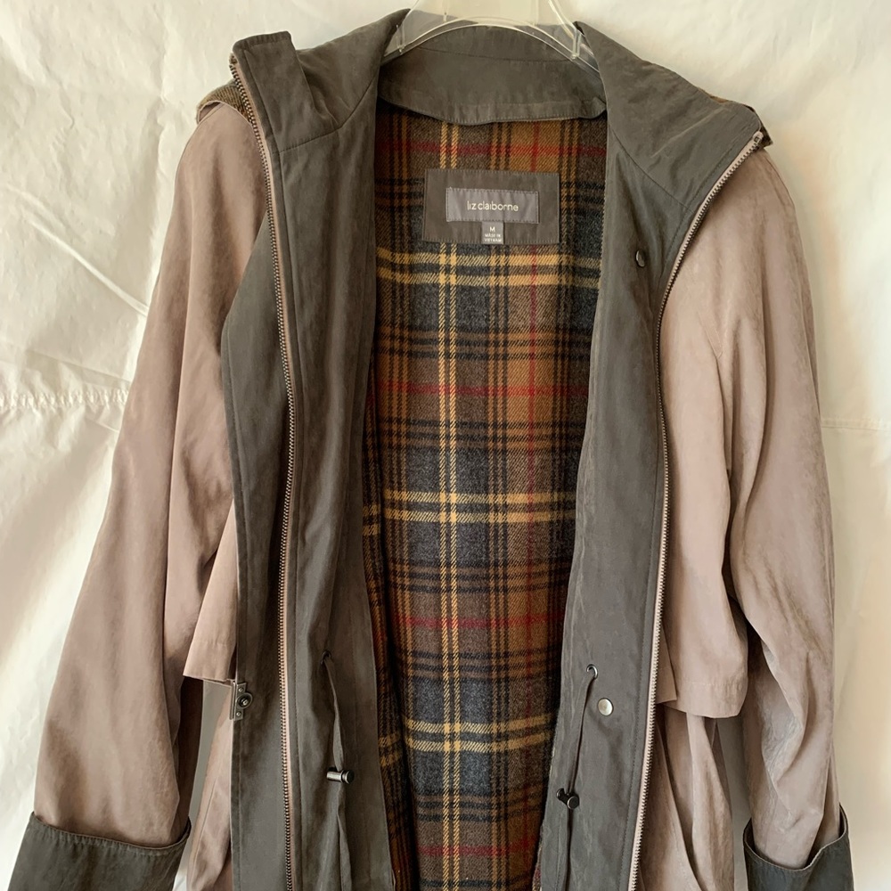 Liz Claiborne Womens M Removable Lining/Hood Anorak Winter Coat Jacket